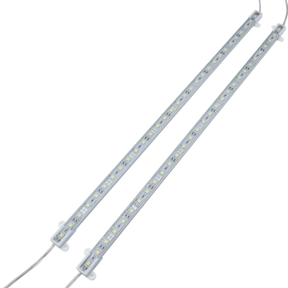 660–670nm IP65 Waterproof DC12V Red & Infrared Rigid LED Strip – Greenhouse Plant Growth & Hydroponics, SMD2835/36 LEDs, SMD5050/30 LEDs, 50cm/1 Pack
