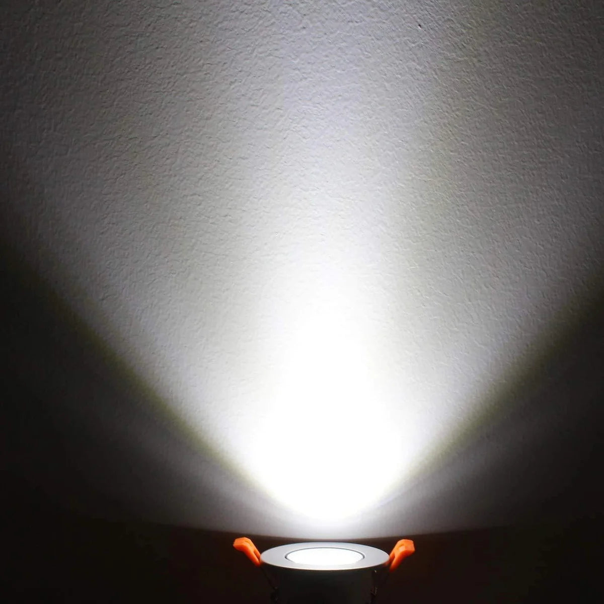 ECO-2 Series Adjustable COB LED Recessed Downlight – Gold Housing – TRIAC Dimmable – 3W – 4-Pack/10-Pack – 3000K–6000K – 100–130V