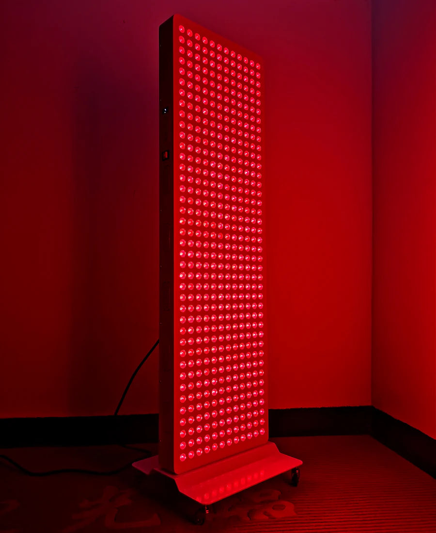 ALW-PRO Series Large Panel Infrared Therapy Lamp – 600W / 800W | Dual Chip Red & IR | Touch Control with Timer & Pulse Dimming | 30° Lens | AC85–265V | Hanging Rope & Goggles Included | for Skin Care | US / EU / UK / AU Plug