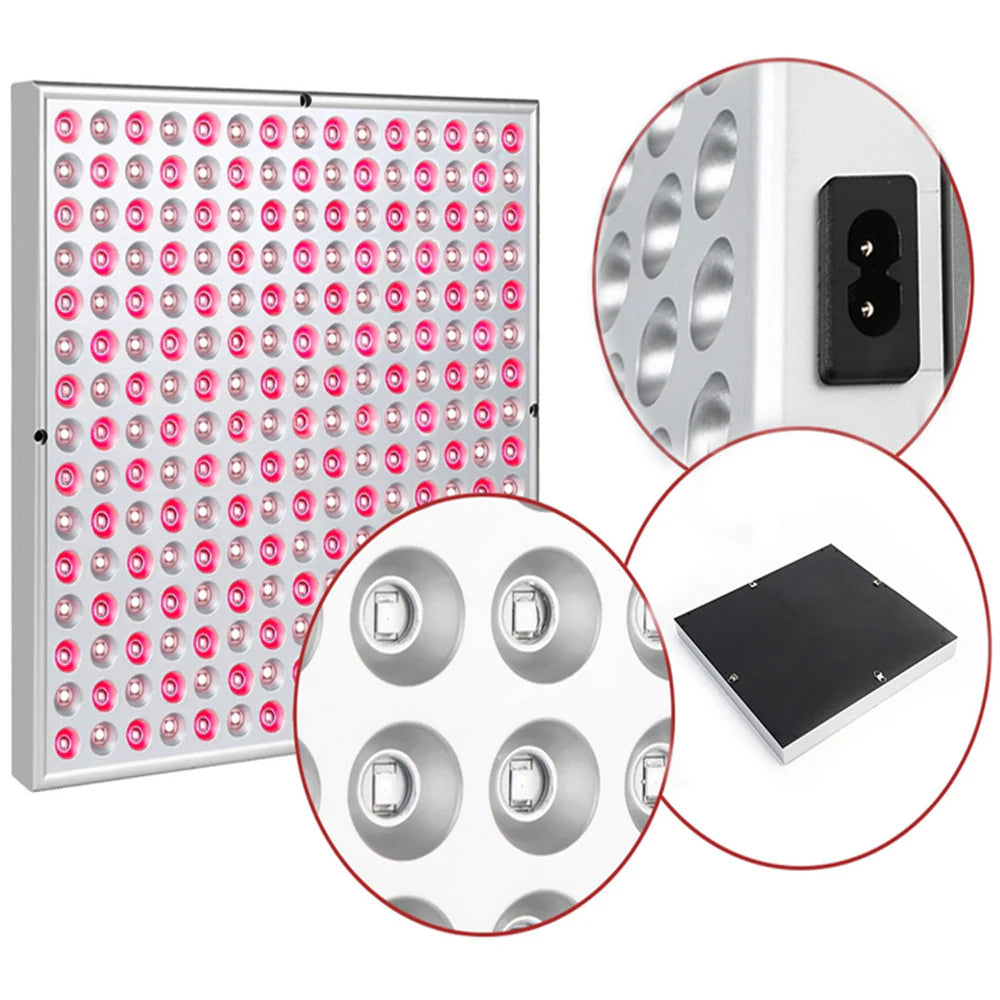 20W Floor Standing Infrared Therapy Lamp – Red Light 655–665nm & IR 850–860nm | Dimmable Timer | AC100–240V | Aluminum Alloy + PC Cover | Floor Stand Included | for Skin Care & Muscle / Joint Relief | US / EU Plug