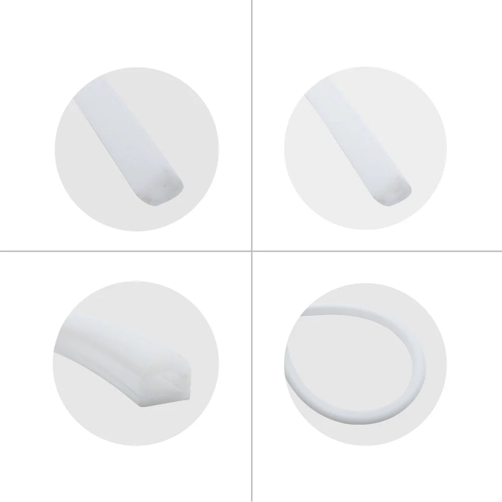 S1313 Neon Light Housing – 13x13mm | Silicone LED Channel System | 8mm PCB Width | IP67 Waterproof | 16.4FT/5M*1/16.4FT/5M*5