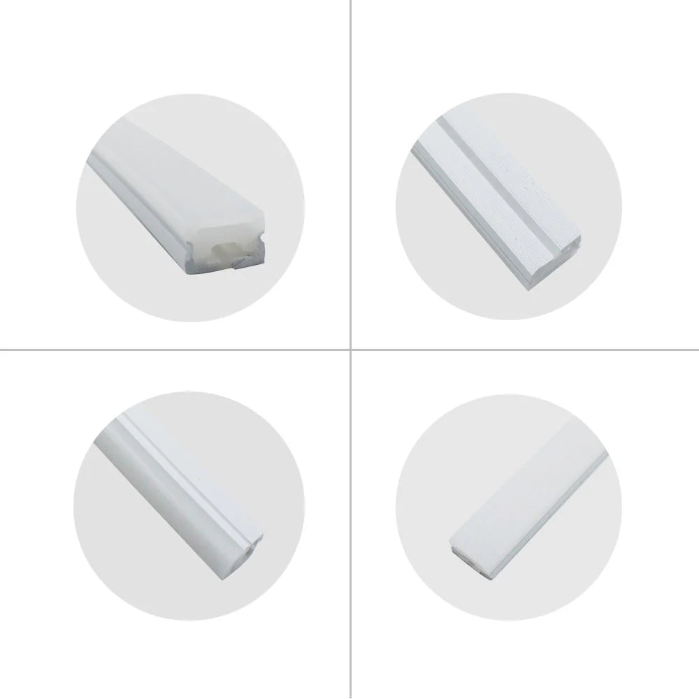 S1420 Neon Light Housing – 14x20mm | Silicone LED Channel System | 12mm PCB Width | IP67 Waterproof | 16.4FT/5M*1/16.4FT/5M*5