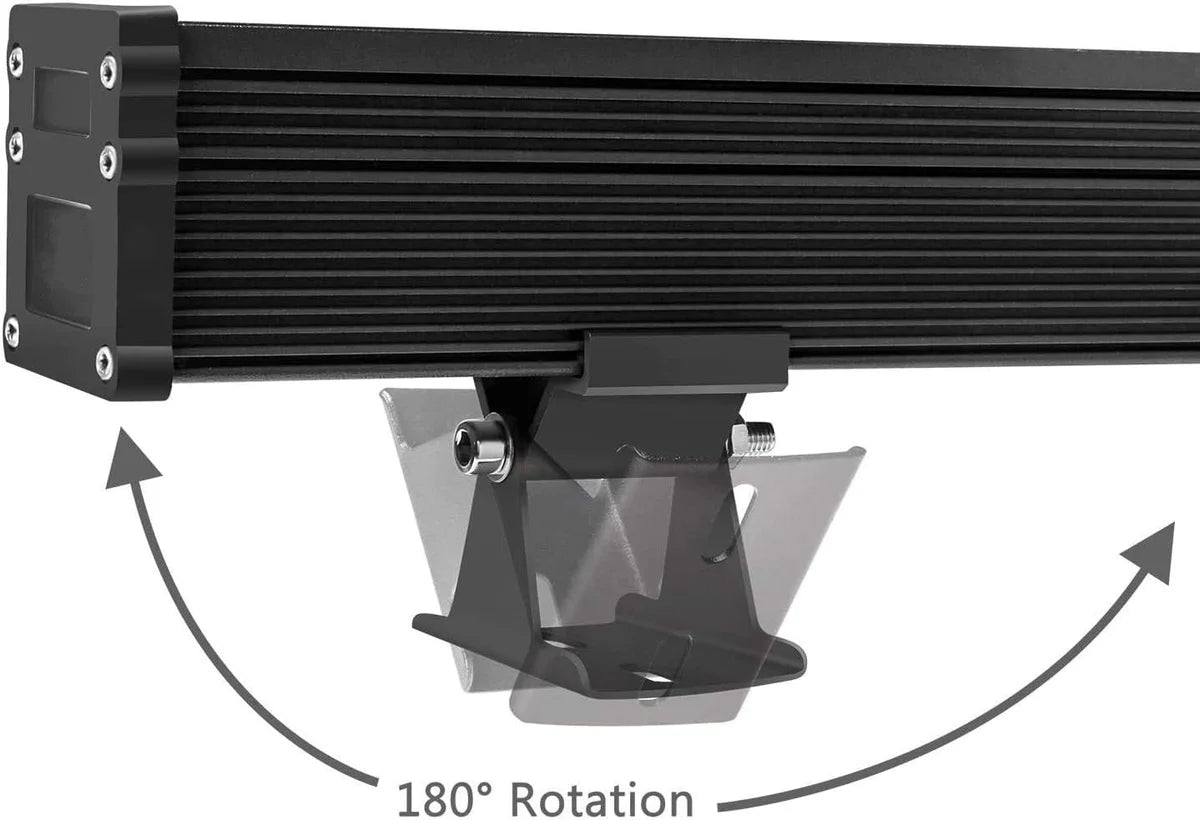 LightingWill Linkable 5056 Linear Smart RGBCW LED Wall Washer – AC85-265V | 60W | Waterproof Color Changing Wall Wash Light | RF Remote/APP Control | for Indoor & Outdoor Architectural Lighting