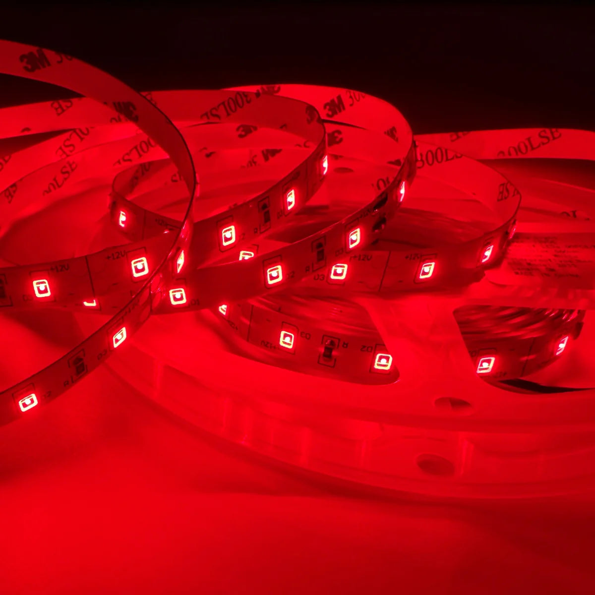 660–670nm Non-Waterproof DC12V-IR LED Strips-SMD2835/SMD5050-30/60/120/240 LEDs/m-5/50 Meters-Red Light Beauty, Body Care, Wellness Light, Skin Care