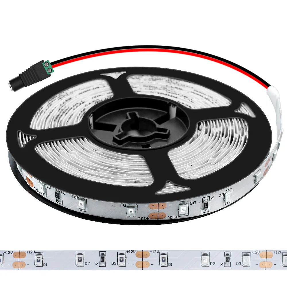 660–670nm Non-Waterproof DC12V-IR LED Strips-SMD2835/SMD5050-30/60/120/240 LEDs/m-5/50 Meters-Red Light Beauty, Body Care, Wellness Light, Skin Care