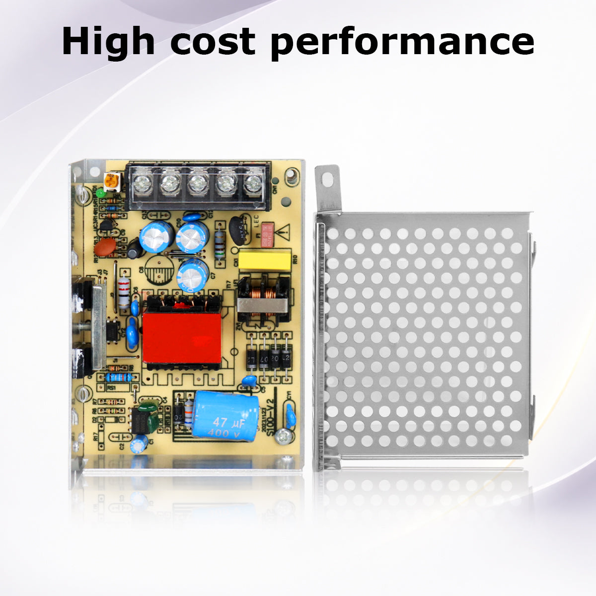 DC 24V LED Switching Power Supply 60W–240W, AC 110/220V Input, Constant Voltage LED Driver Transformer, Durable Metal Housing with Screw Terminals, CE/FCC/RoHS Certified