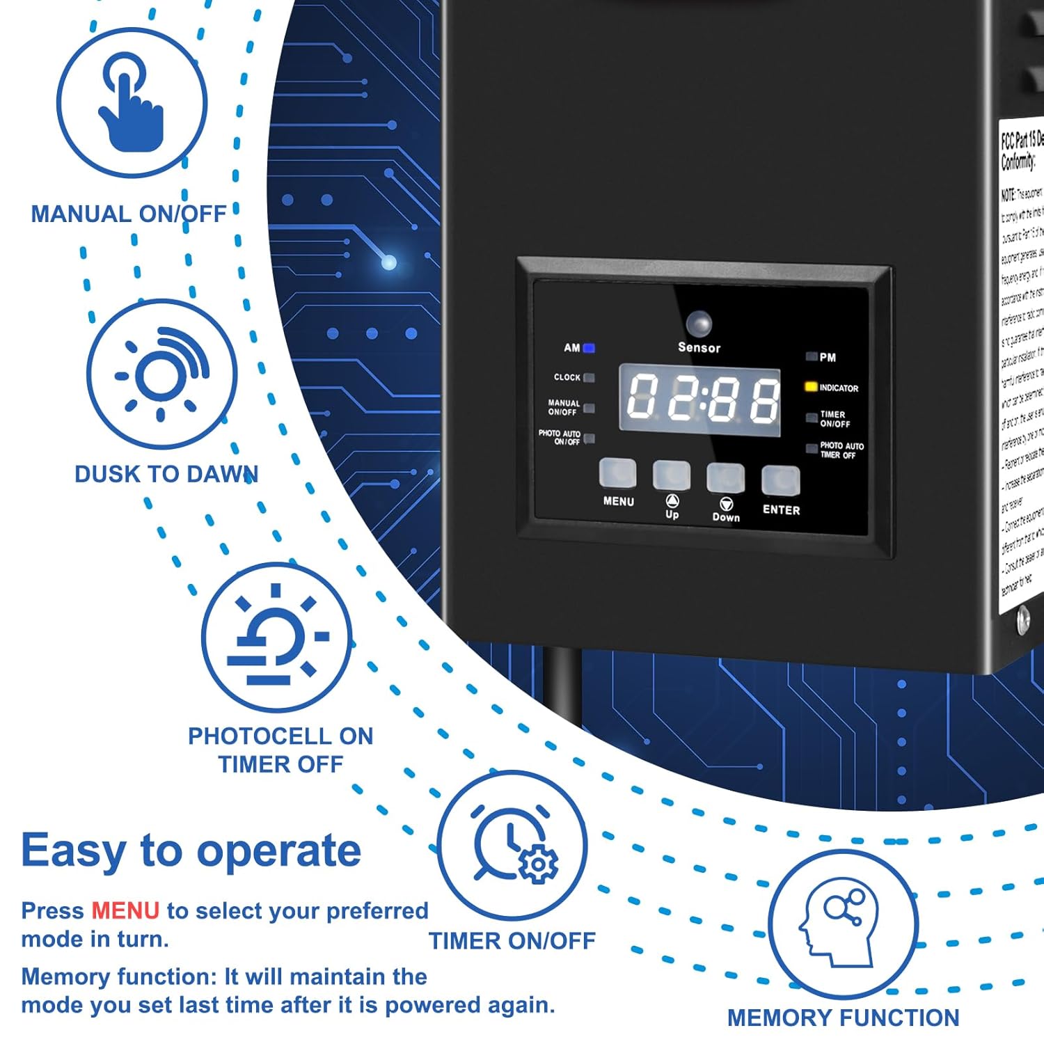 250W Low Voltage Landscape Transformer, 120V AC to 12V/15V(14V) AC Landscape Lighting Transformer with Photocell Sensor & Timer, Weatherproof Outdoor Transformer for Landscape Lighting,Spotlight