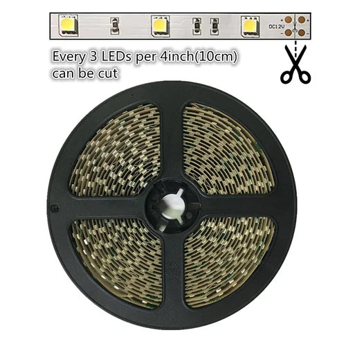 810nm Non-Waterproof DC12V-IR LED Strips-SMD2835/SMD5050-30/60/120/240 LEDs/m-5/50 Meters-Near Infrared Light, Wellness Light, Body Care, NIR Light