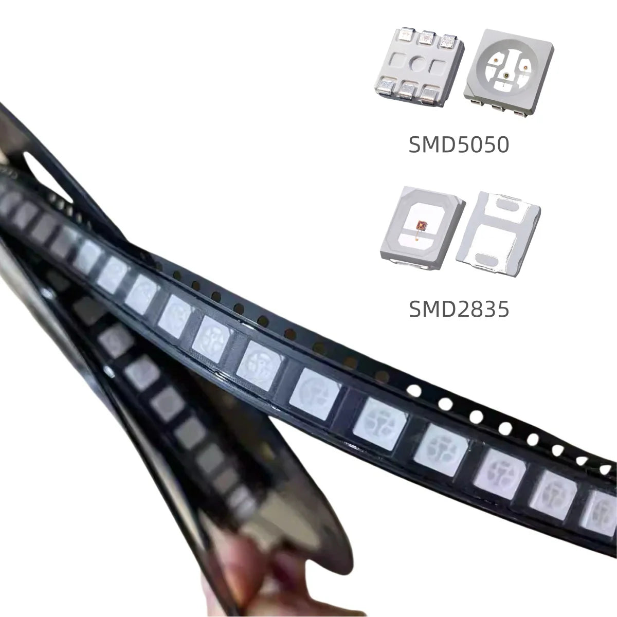 730–735nm Infrared LED Emitters – NIR LEDs for Horticulture & Optical Sensing | Pack of 1000 / 4000 | 0.2W / 0.5W Gold Wire SMD2835 / SMD5050