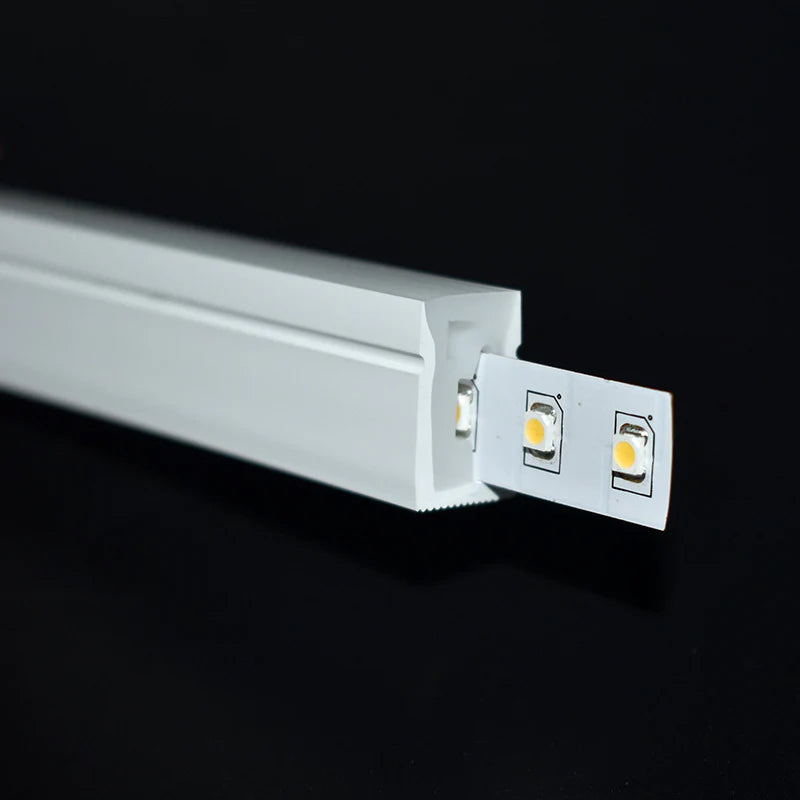 S1220 Side Edge Lighting Neon Light Housing – 12x20mm | Silicone LED Channel System | 10mm PCB Width | IP67 Waterproof | 16.4FT/5M*1/16.4FT/5M*5
