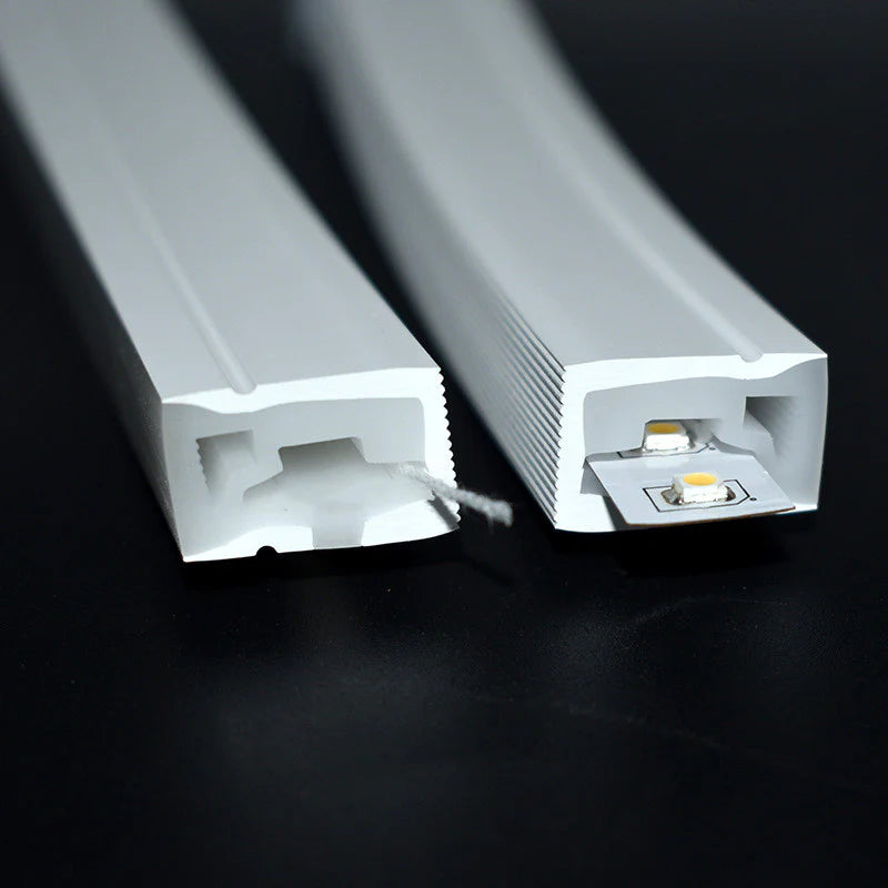 S1220 Side Edge Lighting Neon Light Housing – 12x20mm | Silicone LED Channel System | 10mm PCB Width | IP67 Waterproof | 16.4FT/5M*1/16.4FT/5M*5