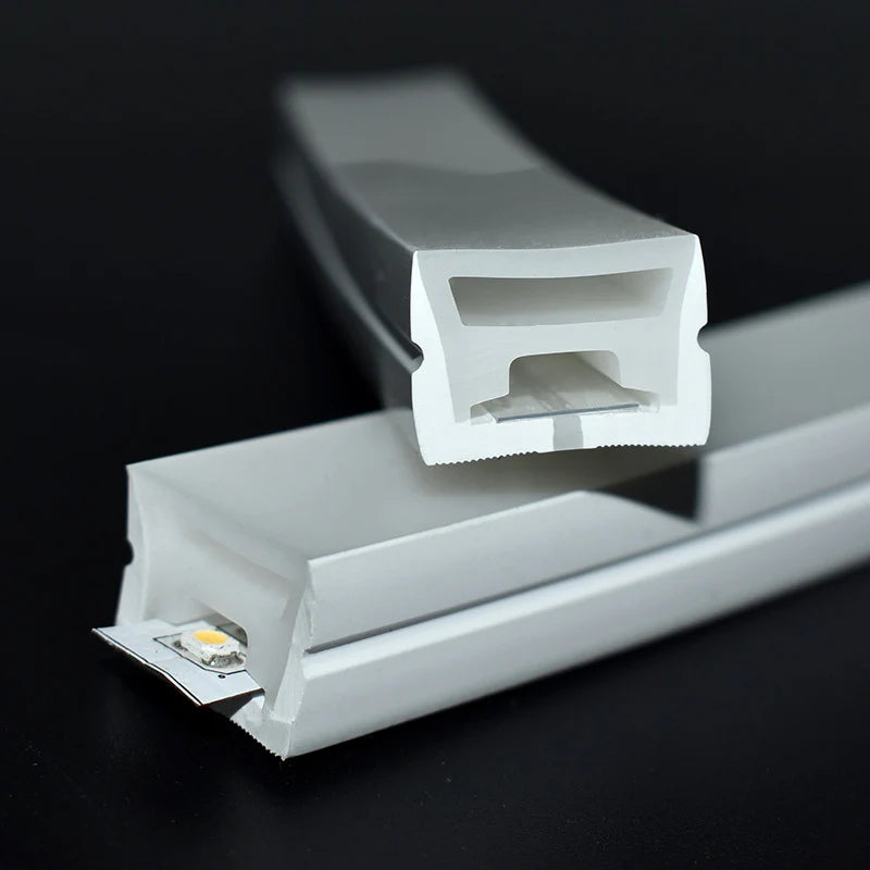 S1420 Neon Light Housing – 14x20mm | Silicone LED Channel System | 12mm PCB Width | IP67 Waterproof | 16.4FT/5M*1/16.4FT/5M*5