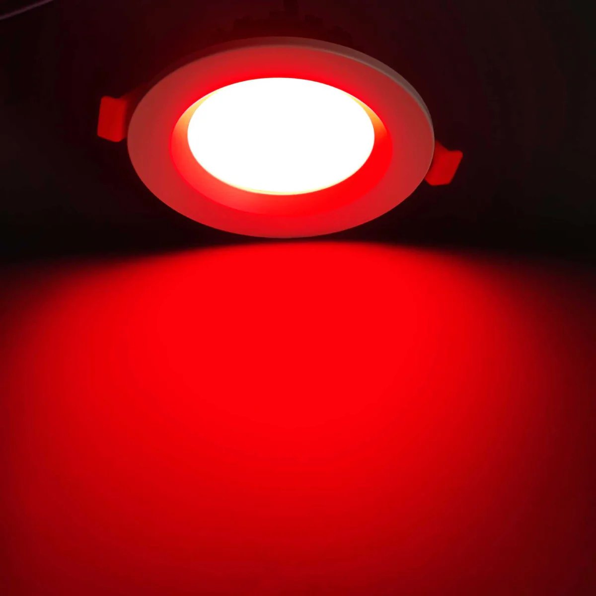 Smart RGB Downlight – RGBW RGBWW Super Bright Modern Recessed LED Downlights 24V 4W 6W 8W 12W 24W 30W 36W 40W White Round Embedded Design 4 Pack / 10 Pack (Controller and Power Supply Not Included)