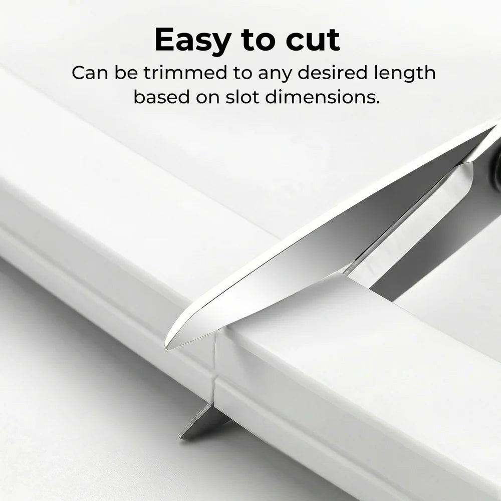 Q-TE Series 20×14mm Top Emitting LED Neon Housing | Max Strip Width ≤16mm | S2014 Architectural Neon Housing | 16.4FT/5M | Mounting Edge Quick Install | Cabinet Display Lighting