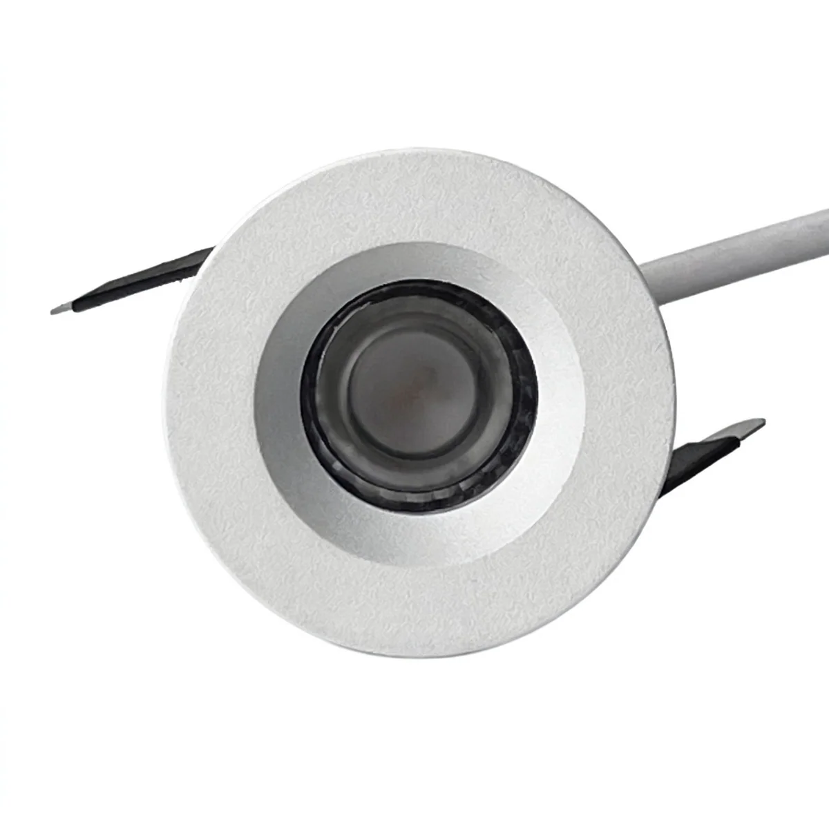 FX Waterproof Downlight – FX-3B Series Mini LED Recessed Spot Light | 2W | Ø1.38" Cutout | 24° Beam Angle | AC100–240V | CRI 80+ | Small Accent Ceiling Fixture | Black Finish | 4 / 10 Pack | Non-Dimmable