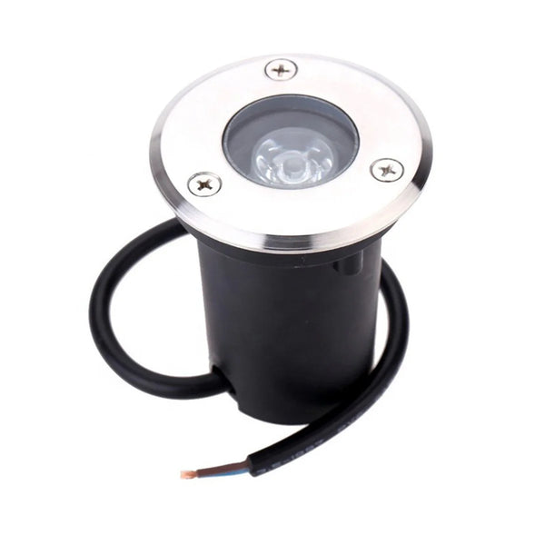 LightingWill LED Inground Well Light – Low Voltage DC 12V / 24V | 1W / 3W / 5W | 2 / 4 / 10-Pack | Warm White | IP67 Waterproof | Landscape Uplighting for Garden, Pathway & Yard