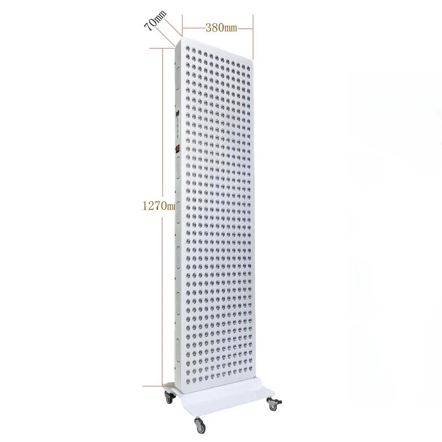 ALW-PRO Series Large Panel Infrared Therapy Lamp – 600W / 800W | Dual Chip Red & IR | Touch Control with Timer & Pulse Dimming | 30° Lens | AC85–265V | Hanging Rope & Goggles Included | for Skin Care | US / EU / UK / AU Plug