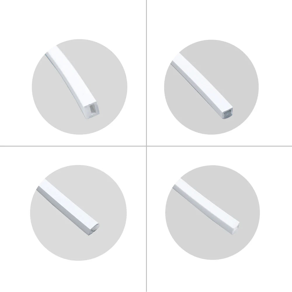 S0606 Neon Light Housing – 6x6mm | Silicone LED Channel System | 3mm PCB Width | IP67 Waterproof | 16.4FT/5M*1/16.4FT/5M*5