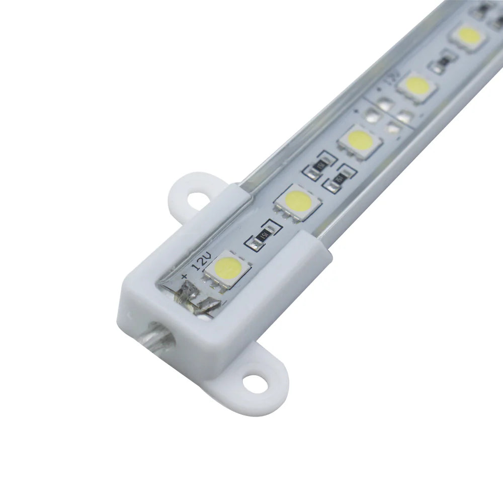 660–670nm  IP65 Waterproof DC12V Red & Infrared Rigid LED Strip – Greenhouse Plant Growth & Hydroponics, SMD2835/36 LEDs, SMD5050/30 LEDs, 50cm/1 Pack