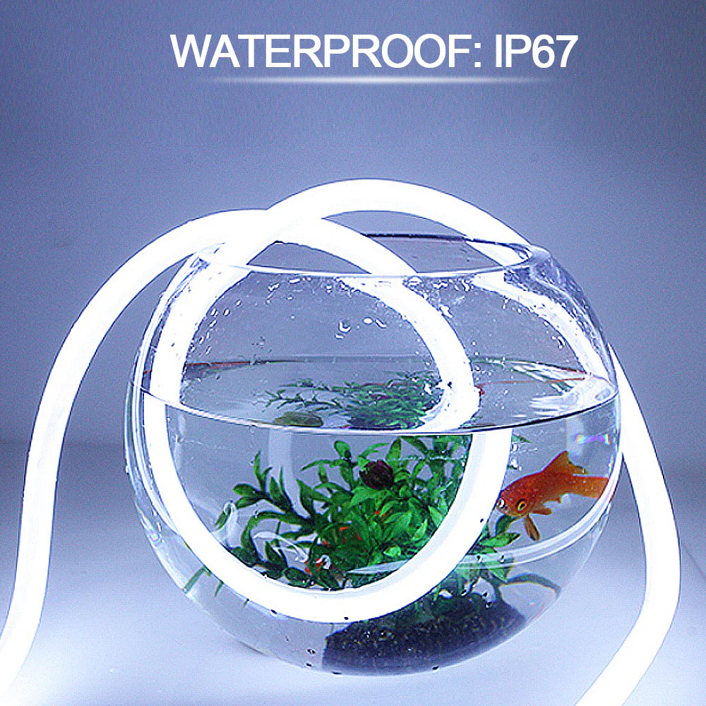 S0606 Neon Light Housing – 6x6mm | Silicone LED Channel System | 3mm PCB Width | IP67 Waterproof | 16.4FT/5M*1/16.4FT/5M*5