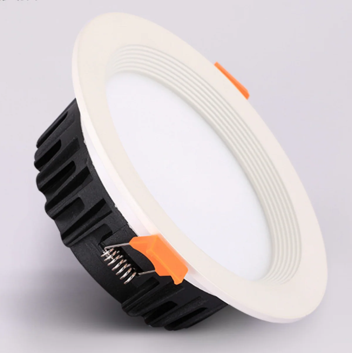 Smart RGB Downlight – RGBW RGBWW Super Bright Modern Recessed LED Downlights 12V 4W 6W 8W 12W Options White Round Embedded Design 4 Pack / 10 Pack (Controller and Power Supply Not Included)