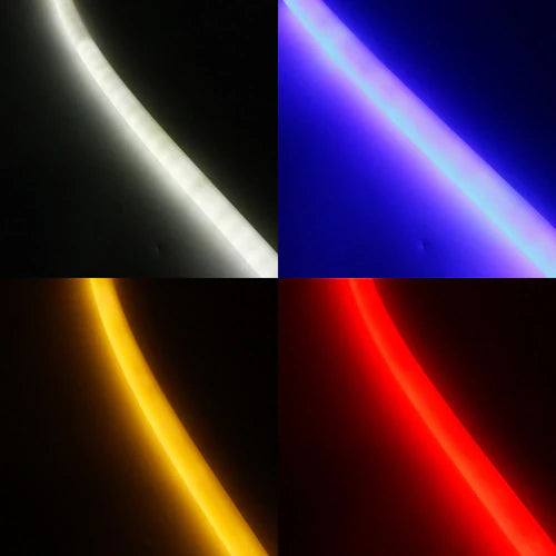 S-360E Series ⏀22mm 360 Emitting LED Neon Housing | 6mm PCB Width | S22D Premium Neon Housing | IP67 Waterproof | 16.4FT/5M | Standard Install | Stage Commercial Lighting