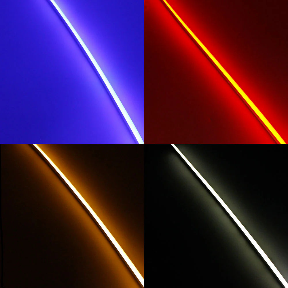 S0606 Neon Light Housing – 6x6mm | Silicone LED Channel System | 3mm PCB Width | IP67 Waterproof | 16.4FT/5M*1/16.4FT/5M*5