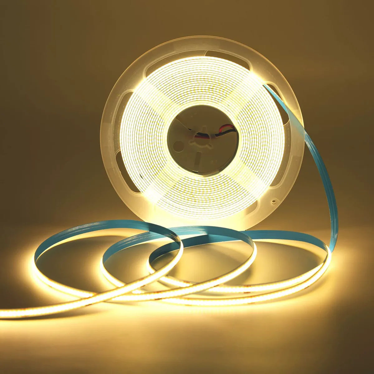 COB LED Strip Light 12V/24V 320/480LEDs/M, 8mm Flexible Dot-Free LED Tape, CRI90+ Non-Waterproof, 3000K/4000K/6500K for Cabinet Kitchen Lighting, 5M/10M Pack