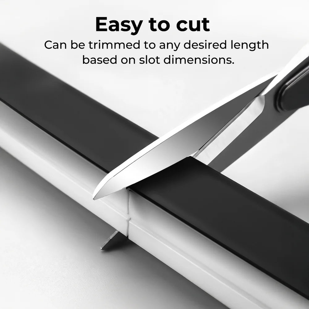 Q-TE Series 16×16mm Top Emitting LED Neon Housing | Max Strip Width ≤12mm | S1616-T Black Silicone Neon Profile | 16.4FT/5M | Quick Install | LED Signage Cove Lighting