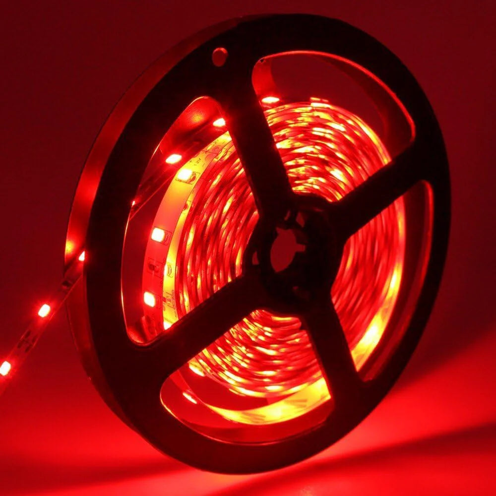 660–670nm Non-Waterproof DC12V-IR LED Strips-SMD2835/SMD5050-30/60/120/240 LEDs/m-5/50 Meters-Red Light Beauty, Body Care, Wellness Light, Skin Care