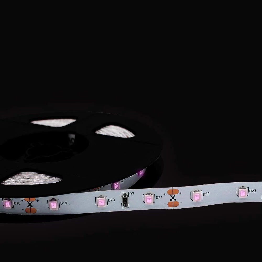 810nm Non-Waterproof DC12V-IR LED Strips-SMD2835/SMD5050-30/60/120/240 LEDs/m-5/50 Meters-Near Infrared Light, Wellness Light, Body Care, NIR Light