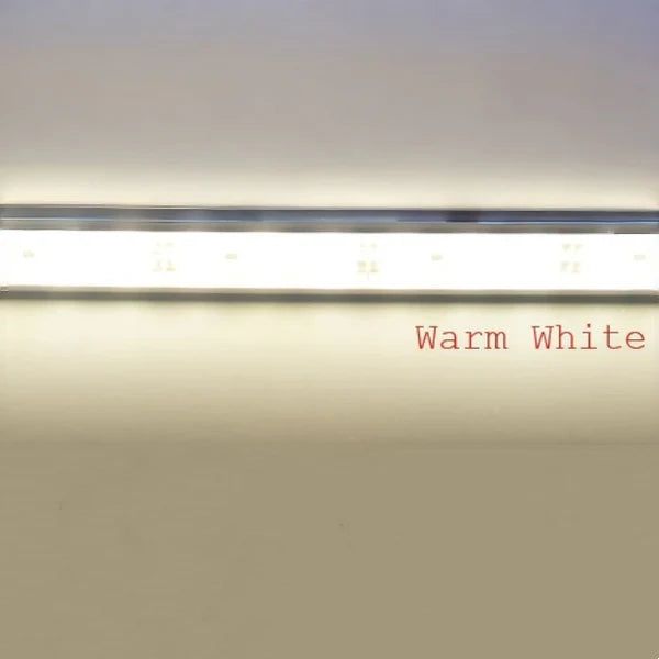 LightingWill DC12V Aluminum Channel Rigid LED Strip Light - SMD5730 72LEDs/M | 14x7mm | 0.5M / 1M | Warm White / Daylight White | IP65 Waterproof | for Indoor & Outdoor Lighting | 10 / 50PCS