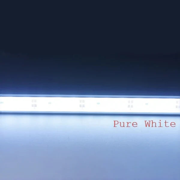 LightingWill U02 Black Aluminum Rigid LED Strip Light - DC12V | SMD5630 72 LEDs/M | 17×9mm | 0.5M/1M | Warm White / Natural White / Cool White | Black Finish | Non-Waterproof | for Indoor Accent & Display Lighting | 10 / 50PCS