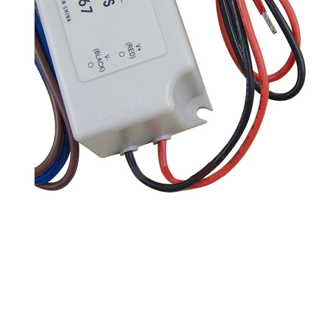 MEANWELL LPV Series 150W IP67 Waterproof Switching Power Supply, 12V/24V DC Output, AC90-264V Input, UL/CE Certified, Plastic Housing, Outdoor Power Supply