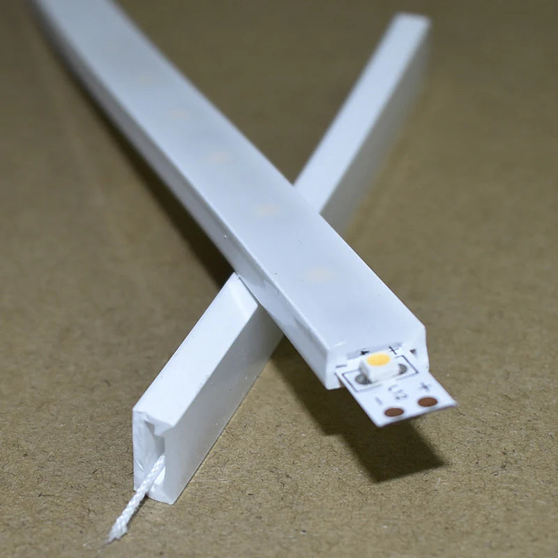 S0511 Neon Light Housing – 5x11mm | Silicone LED Channel System | 8mm PCB Width | IP67 Waterproof | 16.4FT/5M*1/16.4FT/5M*5