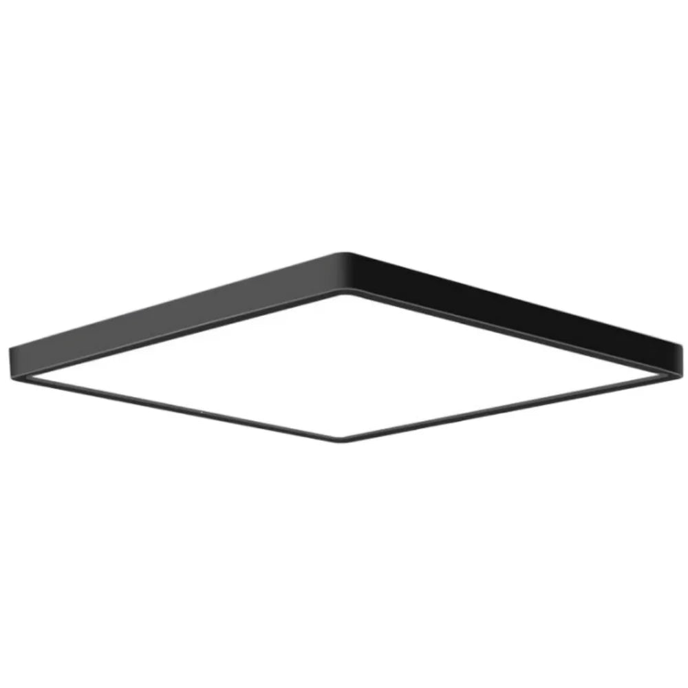 12 Inch 24W White / Black Square Slim LED Ceiling Lights – AC 110–130V | 3000K / 4500K / 5000K / 6500K | Flush Mount Ceiling Light for Modern Home Lighting | 1-Pack – Local Stock (US)