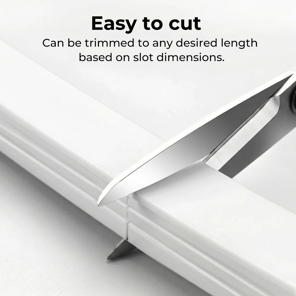 Q-TE Series 16×16mm Top Emitting LED Neon Housing | Max Strip Width ≤12mm | S1616 Architectural Neon Housing | 16.4FT/5M | Quick Install | Cove Retail Lighting